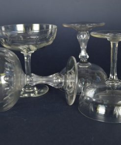 Cocktailglazen olijfslijpsel, waaiermotief