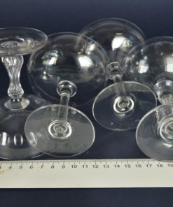 Cocktailglazen olijfslijpsel, waaiermotief