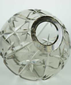 Vaas grijs glas - asymmetrisch