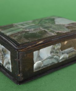 Chinees antiek doosje hout en parelmoer