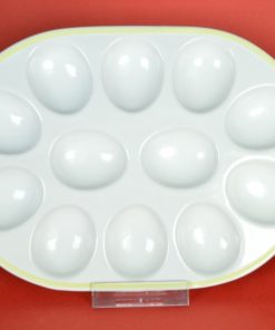 Eierbord wit keramiek