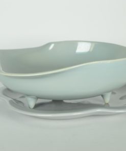 Fruittest grijsblauw - porselein