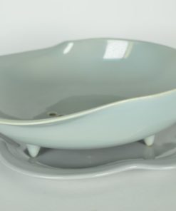 Fruittest grijsblauw - porselein