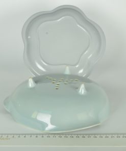 Fruittest grijsblauw - porselein