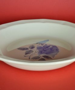 Grote Schaal Blauwe Roos Digoin Porselein