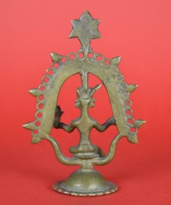 Shiva als Pashupati Indiase God - beeld van koper