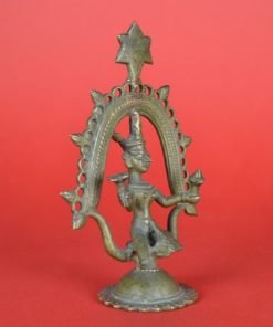 Shiva als Pashupati Indiase God - beeld van koper