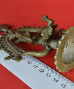 Shiva als Pashupati Indiase God - beeld van koper