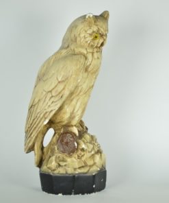 Oehoe uil op rots - aardewerk