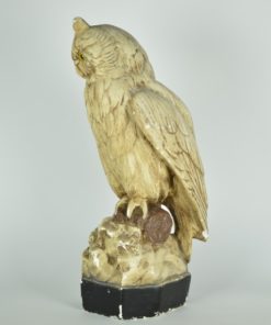 Oehoe uil op rots - aardewerk
