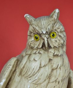 Oehoe uil op rots - aardewerk