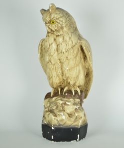 Oehoe uil op rots - aardewerk