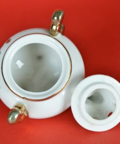 Wierook pot porselein met tempelleeuw foo dog