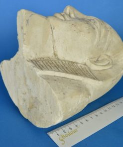 Hoofd Egyptische farao - natuursteen