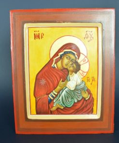 Russisch icoon op hout