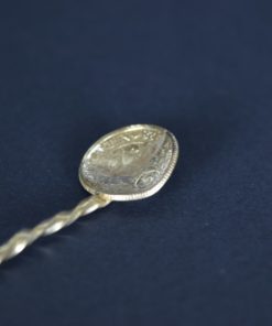 Zilveren theelepel van munten