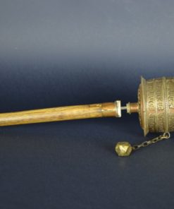 Boeddhistische gebedsmolen - koper