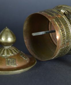Boeddhistische gebedsmolen - koper