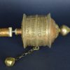 Boeddhistische gebedsmolen - koper