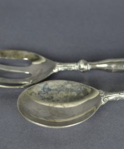 Slacouvert, slabestek, verzilverd