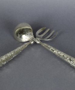 Slacouvert, slabestek, verzilverd