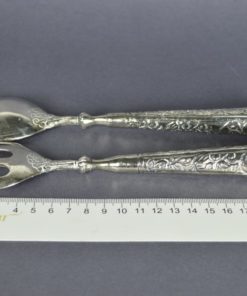 Slacouvert, slabestek, verzilverd