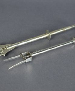 Zuurvorken met mechanisme - zilverkleurig metaal