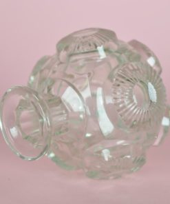 Flesje met cirkels - antiek glas