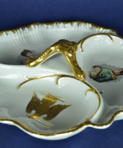 Presenteerschaal Bonaparte en Josephine - porselein