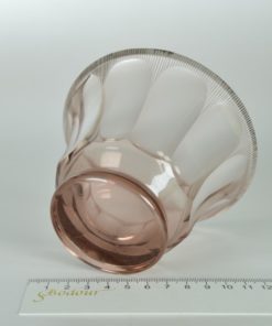 Kom oud roze glas -Kristalunie Maastricht