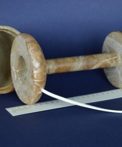 Lamp bruin albast natuursteen Paddenstoel