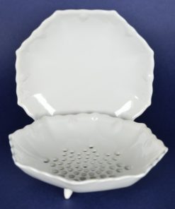 Fruittest Makkum wit aardewerk - antiek