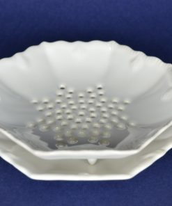 Fruittest Makkum wit aardewerk - antiek