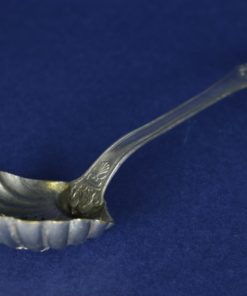 Suikerstrooier lepel verzilverd metaal