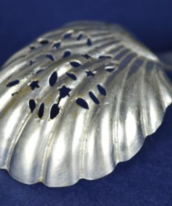 Suikerstrooier lepel verzilverd metaal