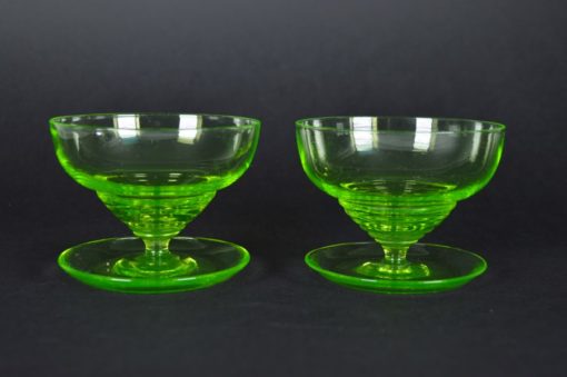 Uranium glazen coupes