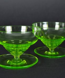 Uranium glazen coupes