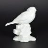 Vogel van wit porselein