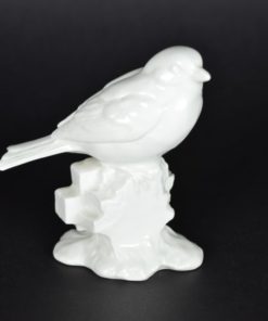 Vogel van wit porselein
