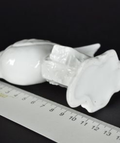 Vogel van wit porselein