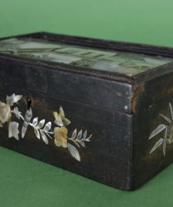 Doos met parelmoer - hout Chinees antiek