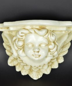 Console met engeltje, wandplank van steen