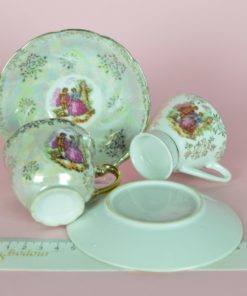 Kop en schotel Versailles porselein - mini set van 2