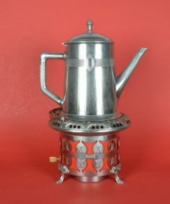 Theelicht en olielamp - metaal en glas