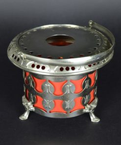 Theelicht en olielamp - metaal en glas