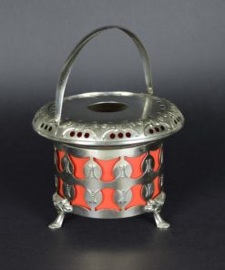 Theelicht en olielamp - metaal en glas