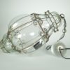 Italiaanse Venetiaanse lamp kleurloos glas in frame met krullen
