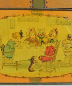 Blik met illustraties naar Rie Cramer