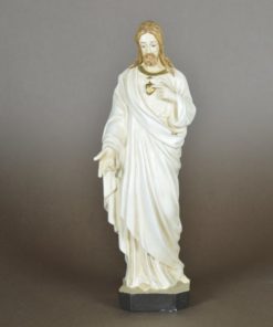 Jezus Heilig Hart wit met goud