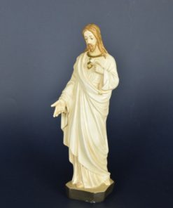 Jezus Heilig Hart wit met goud